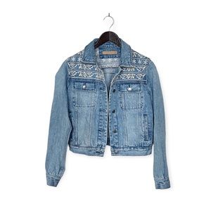 Rebecca Minkoff Verona Embroidered Denim Jacket
